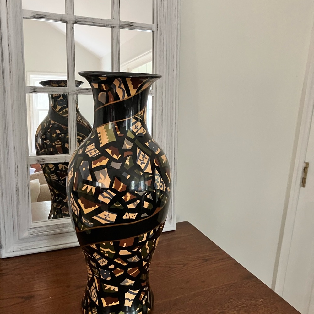 Maitland Smith Glazed Vase